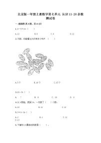 小学数学七 认识11～20各数同步练习题