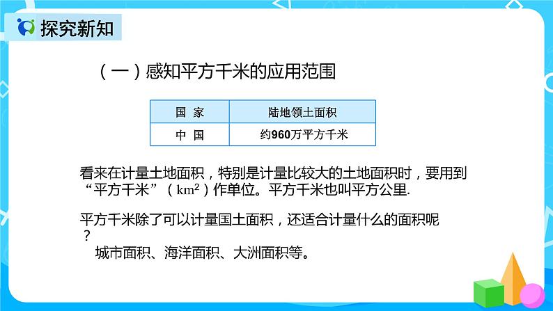 人教版数学四上第二单元第二课时《认识平方千米》课件+教案+同步练习（含答案）05