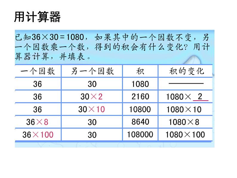 四年级数学下册课件-4.2用计算器探索规律16-苏教版  10张第4页