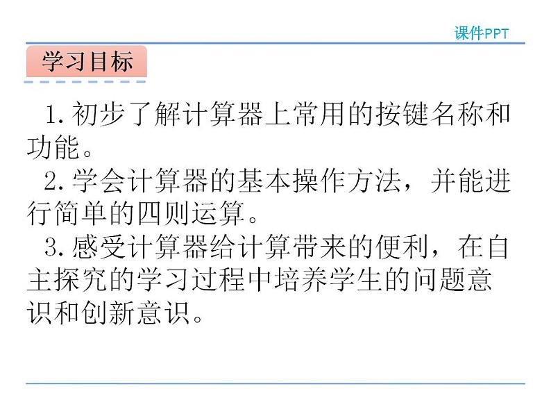 四年级数学下册课件-4.1认识计算器及其计算方法202-苏教版(共24张ppt)第3页