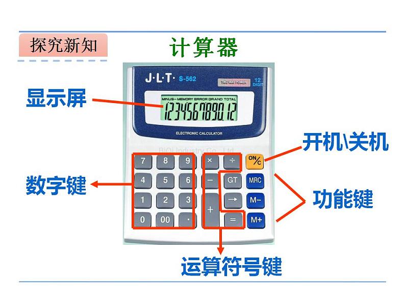 四年级数学下册课件-4.1认识计算器及其计算方法202-苏教版(共24张ppt)第7页