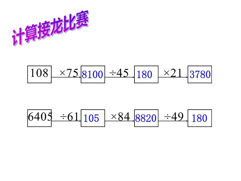 四年级数学下册课件-4.1用计算器计算 -苏教版（共13张PPT）05