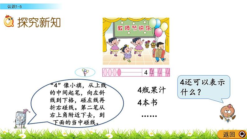 2022年苏教版一年级上册数学第五单元5.1 认识1-5 课件+教案+学案+课时练习+素材06