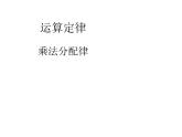 四年级数学下册课件-6.6应用乘法分配律进行简便计算   苏教版（共13张PPT）