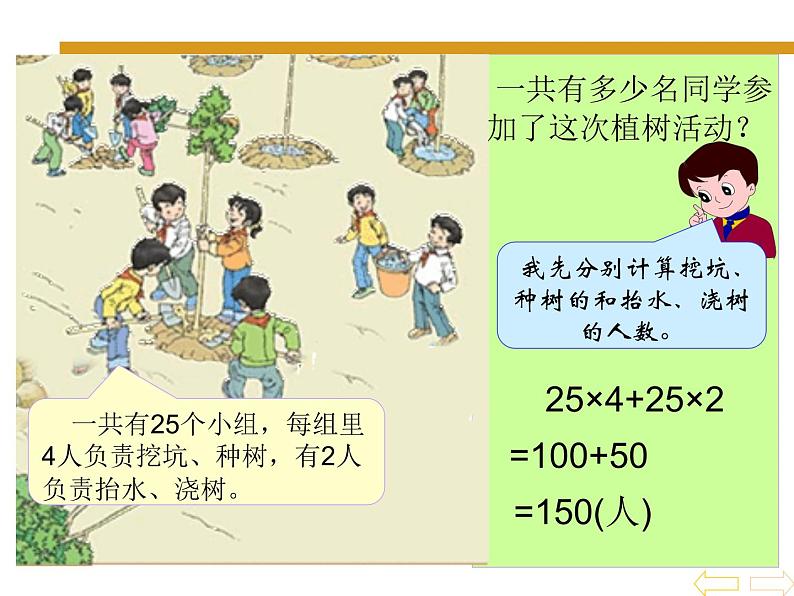 四年级数学下册课件-6.6应用乘法分配律进行简便计算100-苏教版03