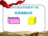 五年级数学下册课件-2.1 长方体的认识（7）-北师大版