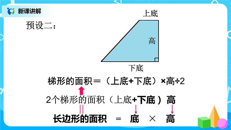 人教版五年级上册6.3《梯形的面积》课件+教案08