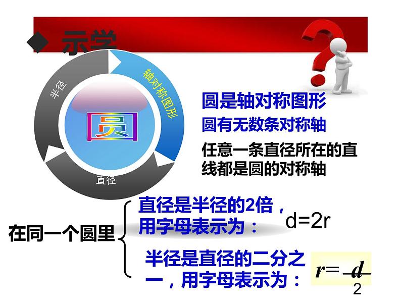 五年级数学下册课件 - 6 圆的认识练习 - 苏教版（共14张PPT）第7页