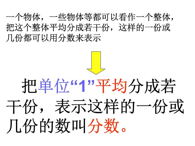 五年级数学下册课件-4.1  分数的产生和意义（11）-人教版第8页