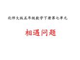五年级数学下册课件-7.2 相遇问题（8）-北师大版