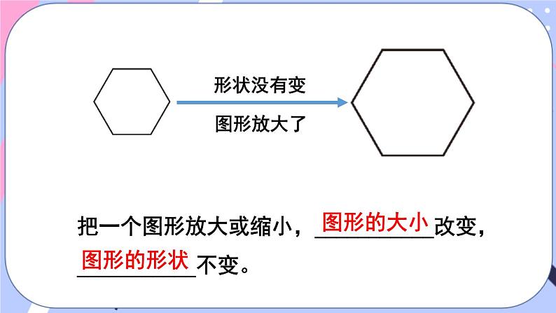 西师大版六上数学5.1《图形的放大或缩小》 课件08