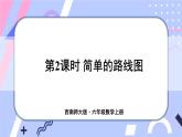 西师大版六上数学5.3《确定物体的位置》第2课时 简单的路线图 课件