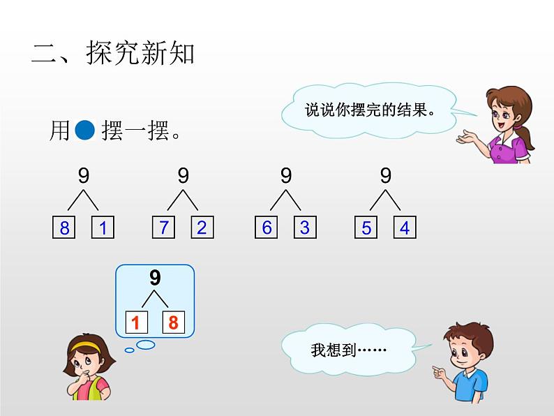 苏教版一年级上册数学第七单元课件,8,9的分与合第7页