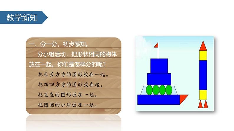 苏教版一年级上册数学第六单元课件,认识图形第3页