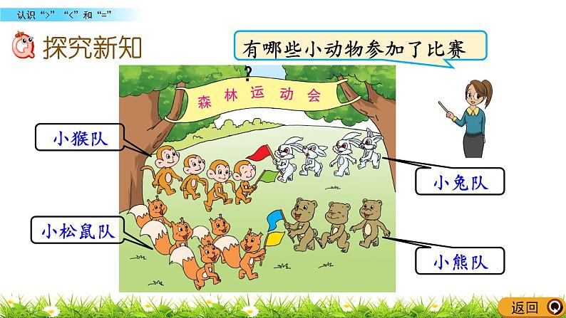2022年苏教版一年级上册数学第五单元5.4 认识“＞”“＜”和“=” 课件+教案+学案+课时练习含答案03
