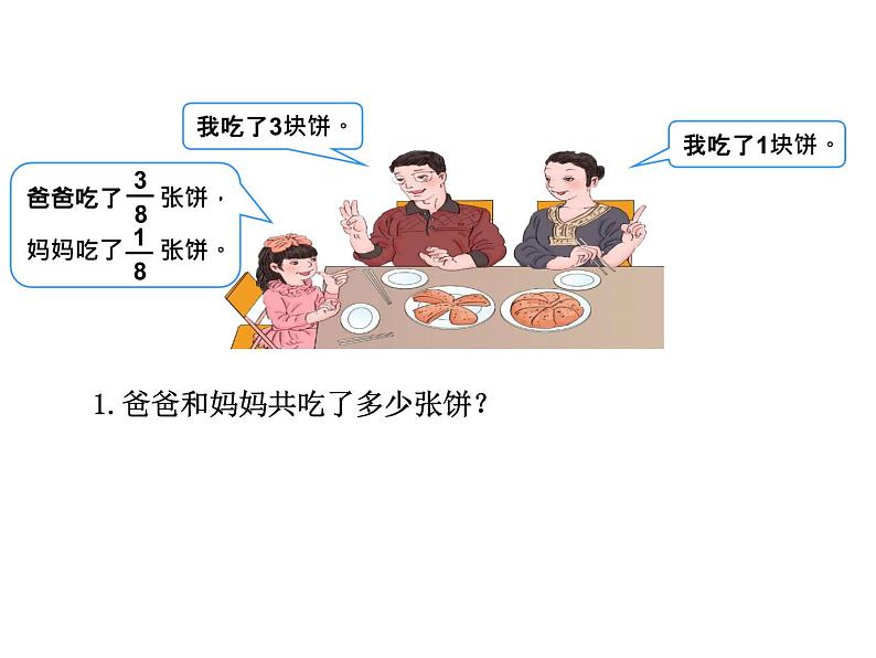 五年级数学下册课件-6.1  同分母分数加法  人教版（共17张PPT）第5页