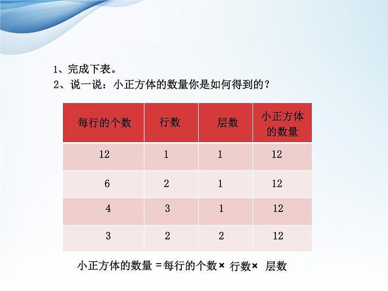 五年级下册数学课件 1.3 长方体和正方体的体积 北京版  (1)第7页