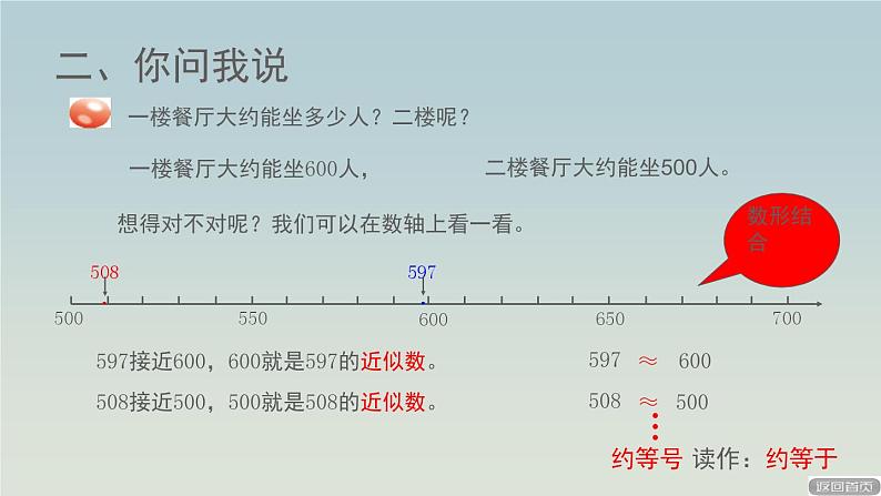 二年级下册数学课件-   认识近似数、比较万以内数的大小 青岛版03