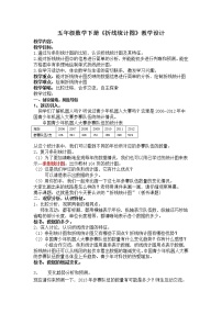 数学五年级下册七、折线统计图教学设计及反思