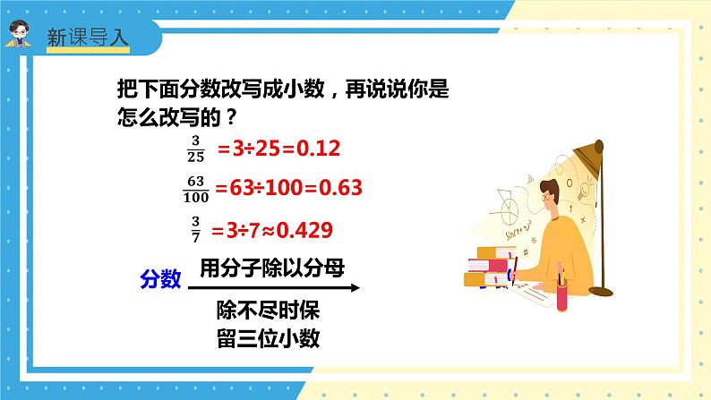 苏教版小学数学六年级上册6.2《百分数、分数和小数的改写》课件+教学设计03