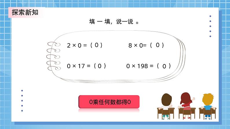 北师大版小学数学三年级上册6.5《0×5=？》PPT课件第8页