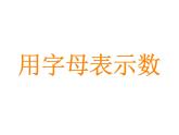 五年級(jí)下冊數(shù)學(xué)課件-5.1 用字母表示數(shù) ︳西師大版   (1)