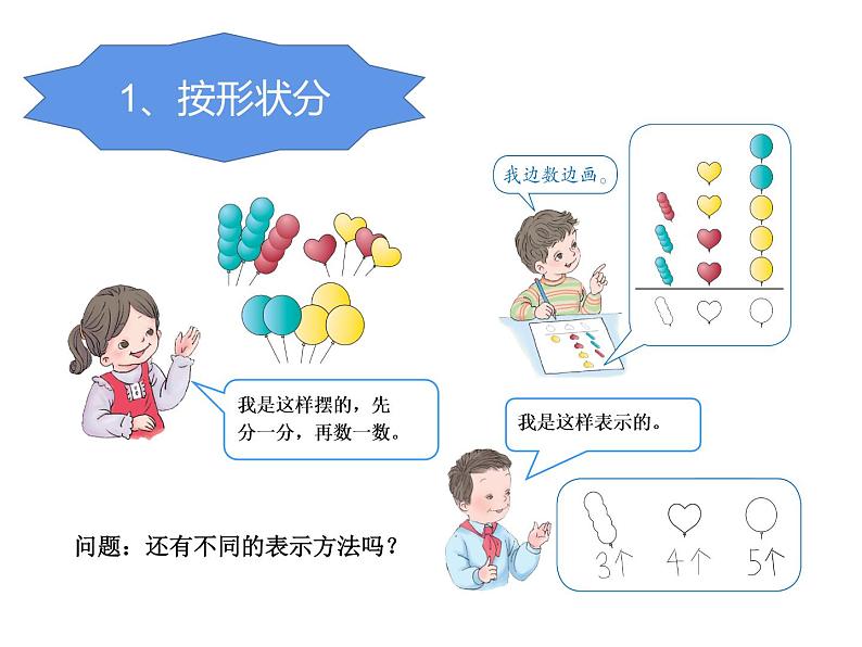 一年级数学下册课件-3 分类与整理（32）-人教版(共17张ppt)第7页