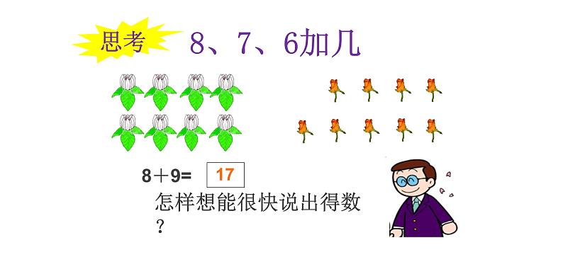 一年级数学上册课件-8.3  5、4、3、2加几（2）-人教版（27张PPT）第8页