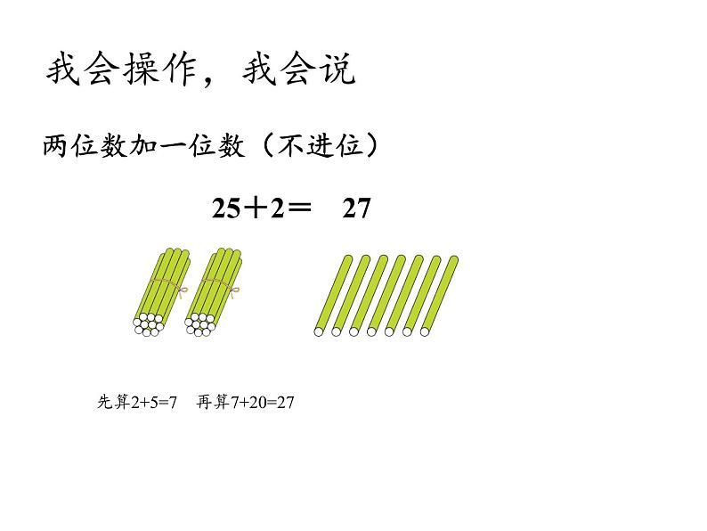 一年级数学下册教学课件-6.2 两位数加一位数、整十数3-人教版第7页