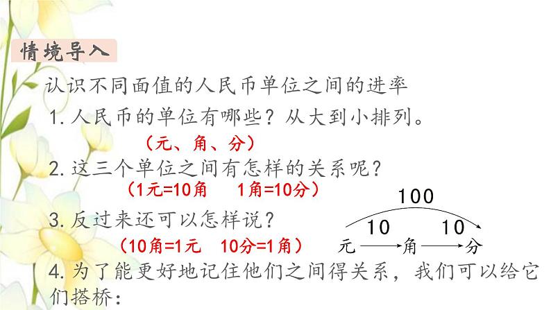 新人教版一年级数学下册第8单元总复习第4课时认识人民币教学课件新人教版第3页