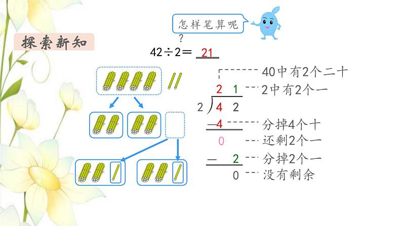 新人教版三年级数学下册第二单元除数是一位数的除法第4课时笔算除法教学课件04