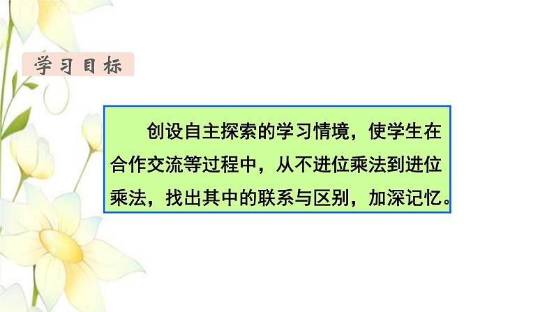 新人教版三年级数学下册第四单元两位数乘两位数第4课时笔算乘法进位教学课件第2页