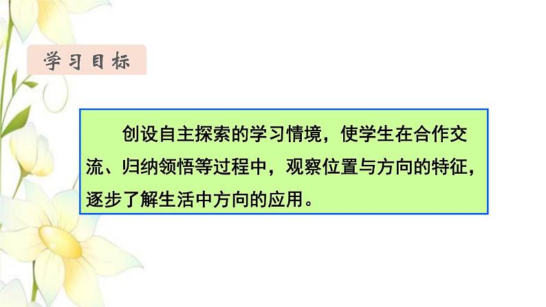 新人教版三年级数学下册第一单元位置与方向(一)第1课时认识东南西北教学课件新人教版02