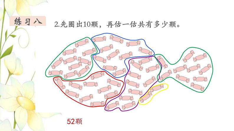 新人教版一年级数学下册第4单元100以内数的认识第4课时练习课教学课件第3页