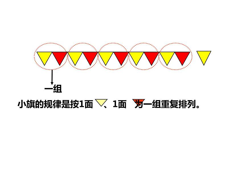 一年级数学下册课件-7.  找规律（74）-人教版(共24 张ppt)第4页