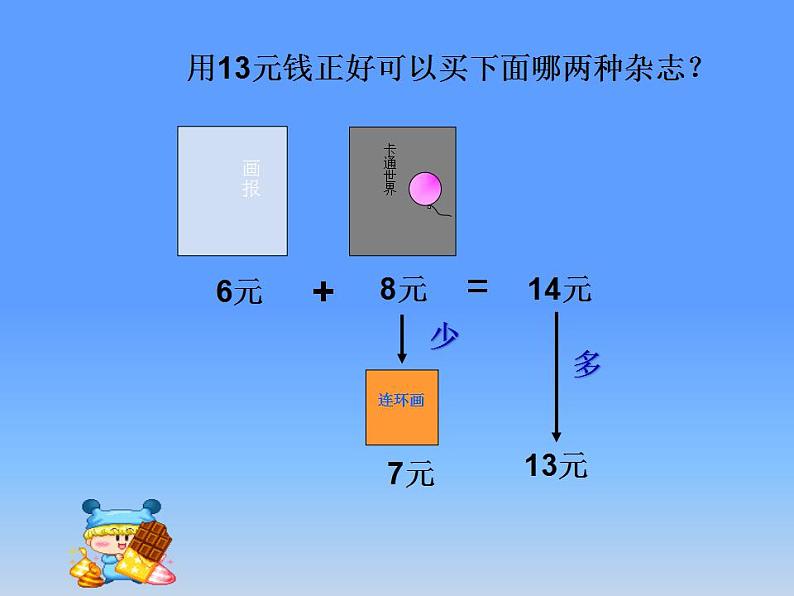 一年级数学下册课件-5.2 简单的计算（10）-人教版(共16张ppt)第8页