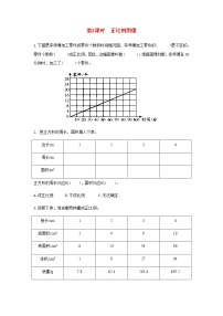 小学数学苏教版六年级下册六 正比例和反比例第2课时同步达标检测题