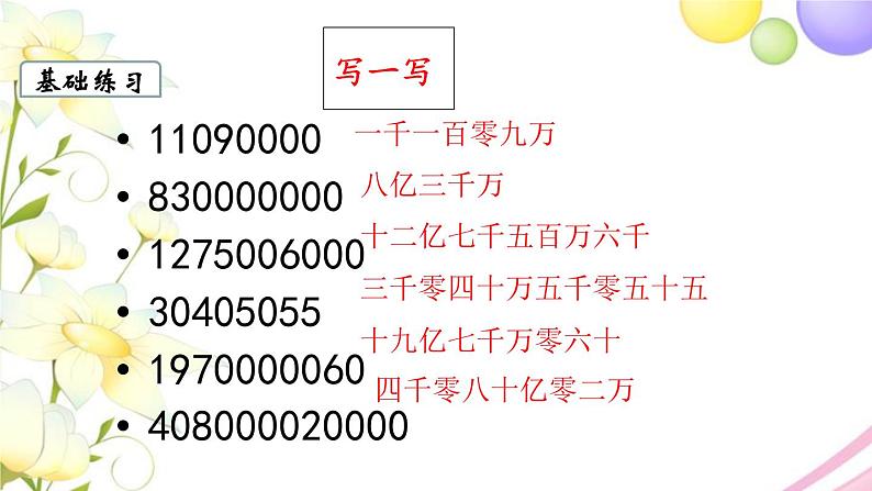 苏教版四年级数学下册第二单元认识多位数第5课时整理与复习教学课件第4页