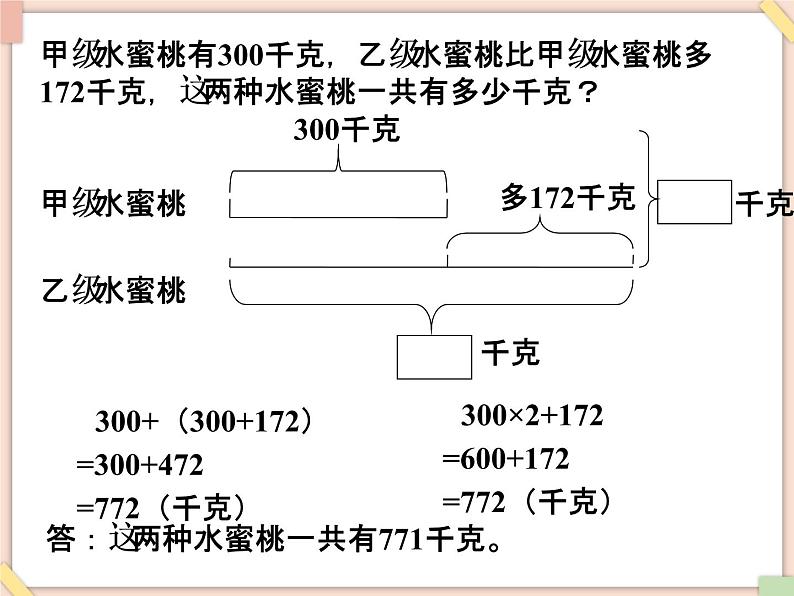 浙教版三年级数学上册8.《应用问题（一）》课件05