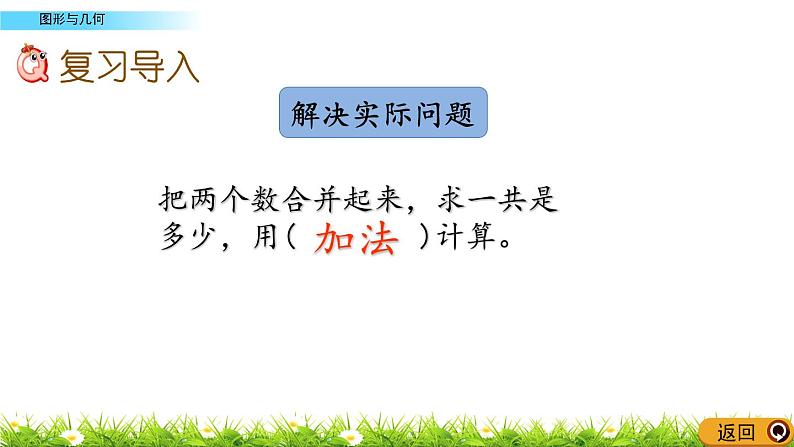 11.4苏教版数学一年级上册第十一单元《综合复习》之图形与几何PPT课件第2页