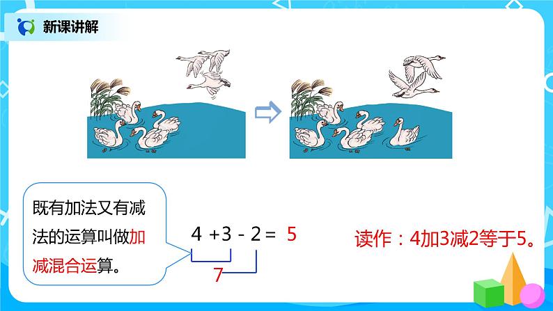 人教版数学一年级上册5.10《加减混合》课件+教学设计08