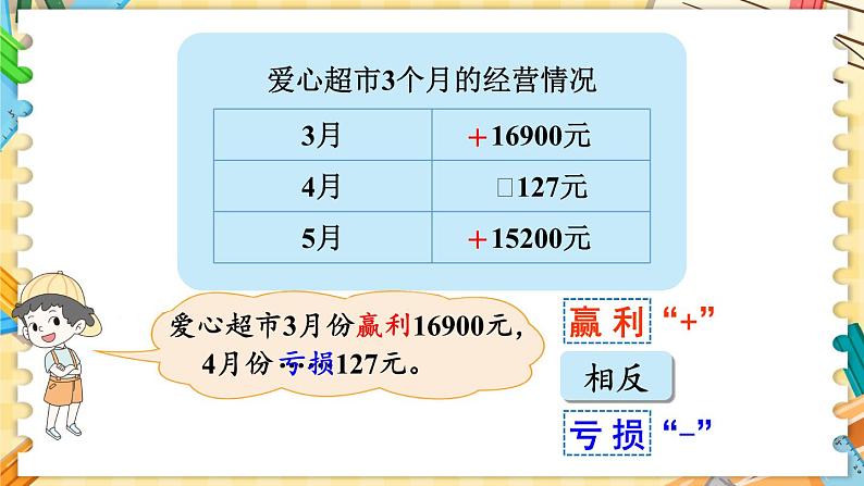 四年级上册数学课件 7.2 正负数08