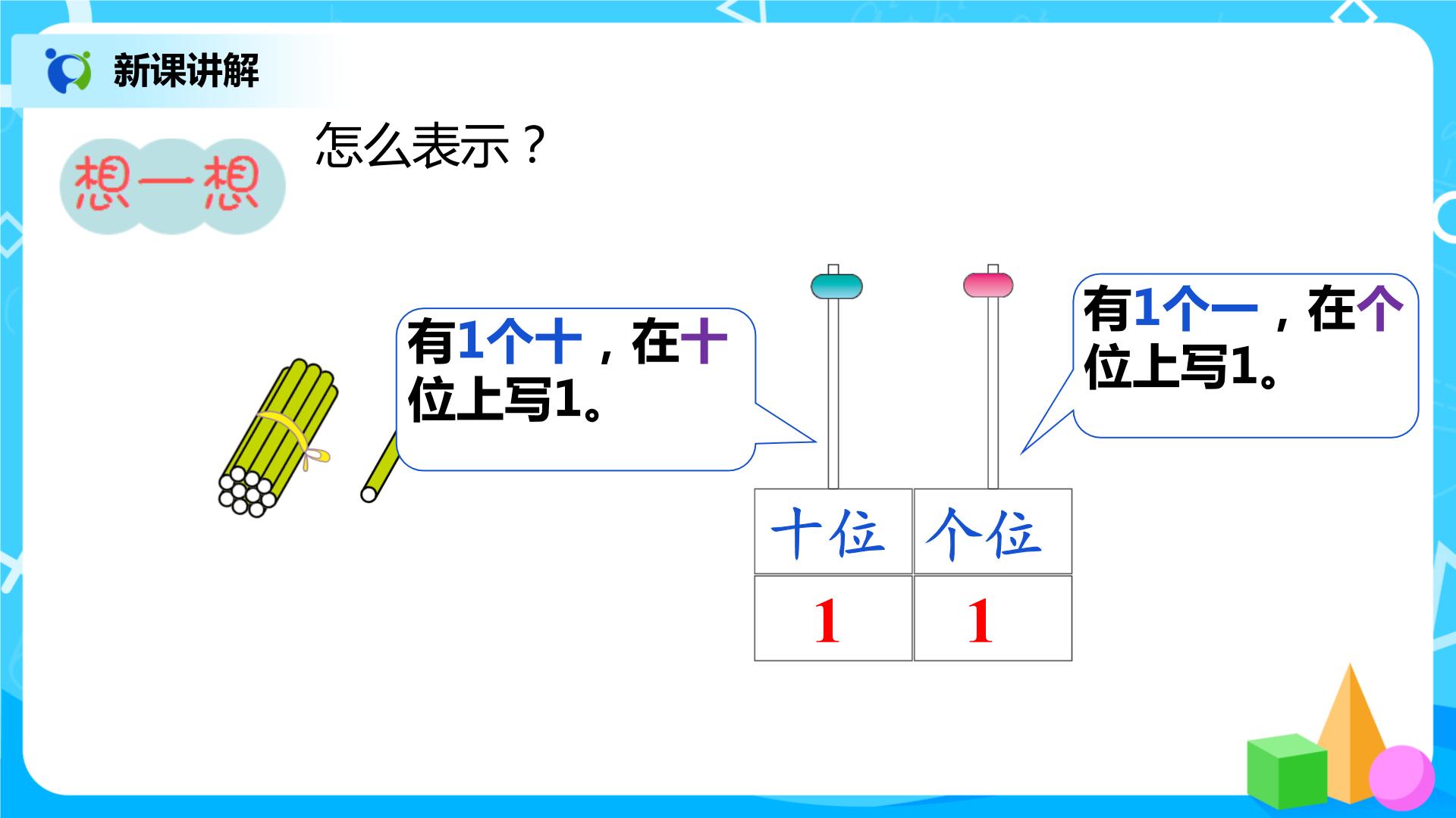 数位表图片一年级课件图片