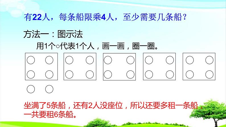 二年级数学下册课件-1.5 租船  -北师大版（共13张PPT）04