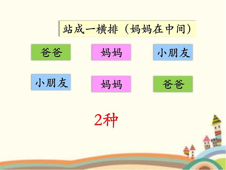 二年级下册数学课件-8.1 探索乐园 简单的排列组合｜冀教版  (共16张PPT)05