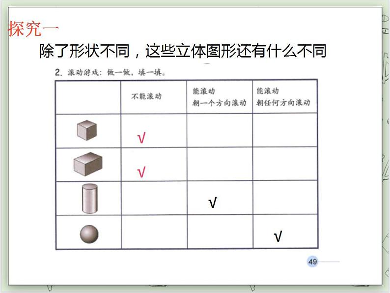 【沪教版五年制】一年级上册第四单元  物体的形状 ppt课件04