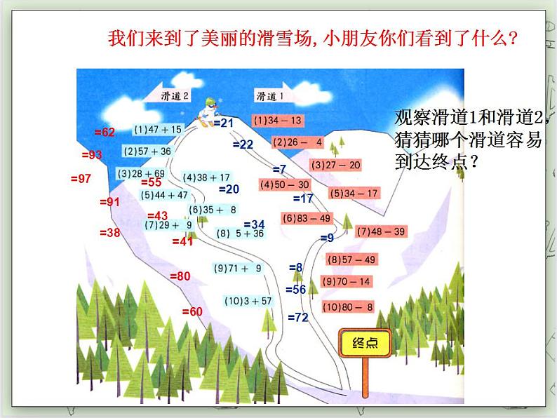 【沪教版五年制】二年级上册第一单元  两位数加减法的复习 ppt课件04