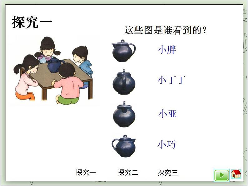 【沪教版五年制】二年级上册第六单元  数学广场-从不同的方向观察物体 ppt课件04