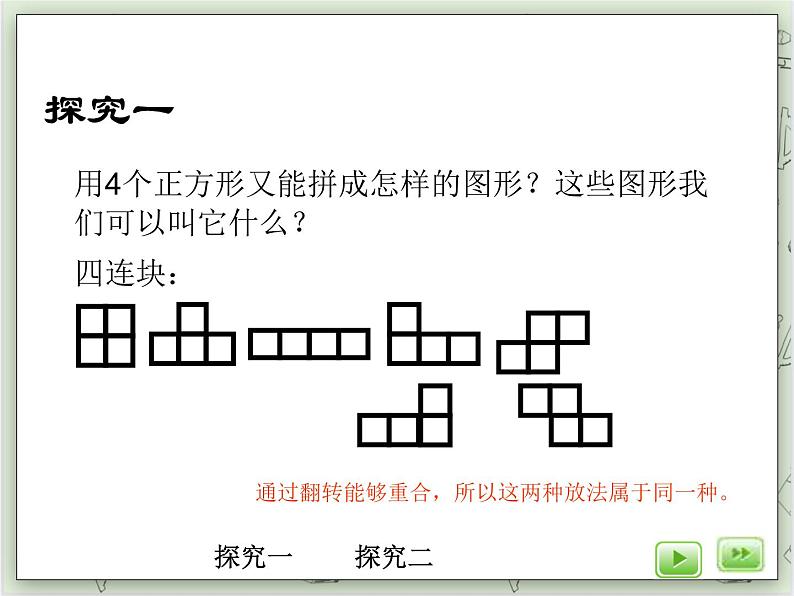 【沪教版五年制】三年级上册第一单元  《正方形组成的图形--多连块》PPT课件第5页