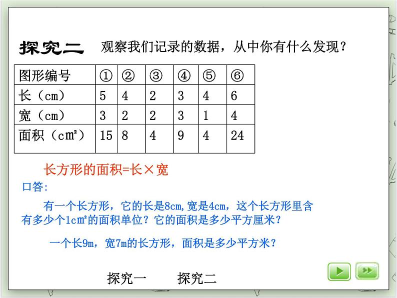 【沪教版五年制】三年级上册第五单元 《长方形与正方形的面积》PPT课件05